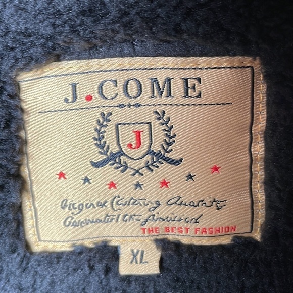 J Come Faux Fue Lined Fleece Lightweight Jacket Size XL - Picture 8 of 12